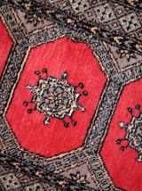 Tapis vintage Ouzbek Bukhara fait main, 1C712