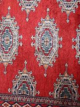 Tapis vintage Ouzbek Bukhara fait main, 1C721