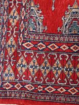 Tapis vintage Ouzbek Bukhara fait main, 1C721