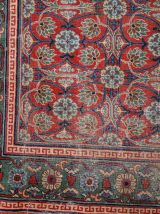 Tapis ancien Turkestan Oriental Khotan fait main, 1C724