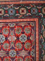 Tapis ancien Turkestan Oriental Khotan fait main, 1C724