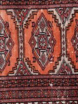 Tapis vintage Ouzbek Bukhara fait main, 1C807