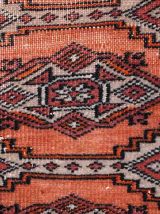 Tapis vintage Ouzbek Bukhara fait main, 1C807