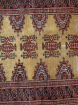 Tapis vintage Ouzbek Bukhara fait main, 1C734