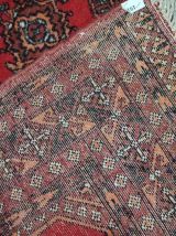 Tapis vintage Ouzbek Bukhara fait main, 1C740