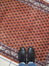 Tapis vintage Indien Seraband fait main, 1C742