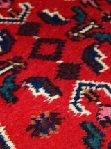 Tapis vintage Persan Hamadan fait main, 1C743