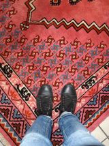 Tapis vintage Marocain Berber fait main, 1C748