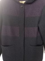 Manteau en laine bouillie 