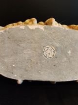 ourse et son ourson en plâtre art déco