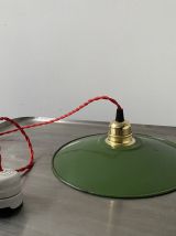 LOT 2 SUSPENSIONS 24,5 cm VINTAGE EMAILLEE