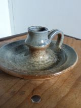 Bougeoir rat de cave en céramique émaillée