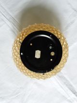 Applique ou plafonnier en verre moulé