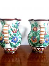 Paire de vases céramique Cerart Monaco 1960