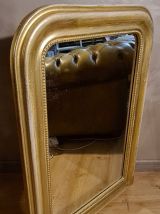 Miroir louis-philippe, début xxème. e à la feuille. En 