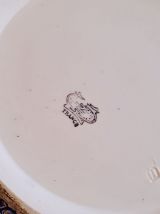 Coupe en faïence de Gien, France - forme melonnière à anses 