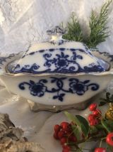 Confiturier en faïence anglaise 