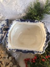 Confiturier en faïence anglaise 