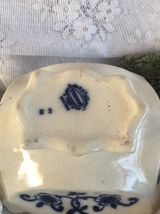 Confiturier en faïence anglaise 