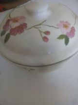 Pot à sucre en zinc peint à la main