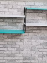 etagere string style tomado 1960 metal 4 tablettes  3 montan