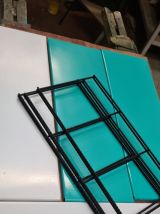 etagere string style tomado 1960 metal 4 tablettes  3 montan