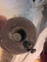 2 Verres pour lampe à pétrole 15.5cm et 21 cm ht