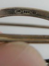 Broche argent massif sterling vintage