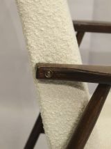 Paire de fauteuils Henryk Lis 300-190 années 1970 tissu bouc