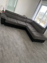 Canapé d’angle gris