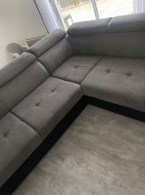 Canapé d’angle gris