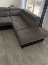 Canapé d’angle gris