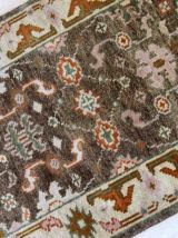 Tapis vintage Indien Mahal fait main, 1B865