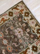 Tapis vintage Indien Mahal fait main, 1B865
