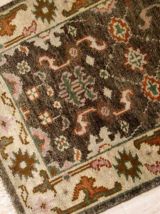 Tapis vintage Indien Mahal fait main, 1B865