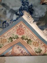 Tapis vintage Chinois Art Deco fait main, 1B868