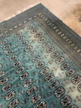 Tapis vintage Ouzbek Bukhara fait main, 1B893