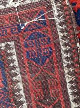 Tapis ancien Afghan Baluch fait main, 1P29