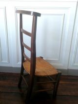 Chaise prie dieu en bois début XXème siècle