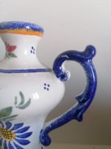 Soliflore en faïence Henriot Quimper 