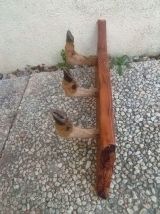 patère  bois, pied  de chevreuil