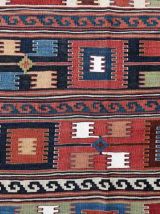 Tapis vintage Persan Gashkai fait main, 1P56