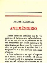 Antimémoires - André Malraux Année 1967 
