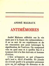 Antimémoires - André Malraux Année 1967 