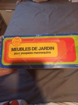 Set jardin poupée vintage année 70 