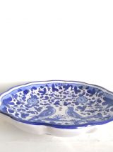 Plat aux oiseaux en faïence de Deruta, Italie