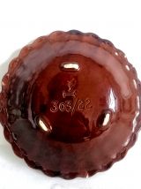 Coupe à godrons en céramique style Vallauris 