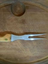 Ensemble de quatre planches et leurs fourchettes vintage