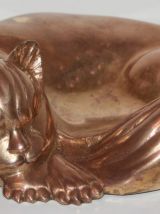 Vide poche en bronze debut XXéme