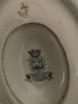 Saucière terre de fer porcelaine opaque de Gien.